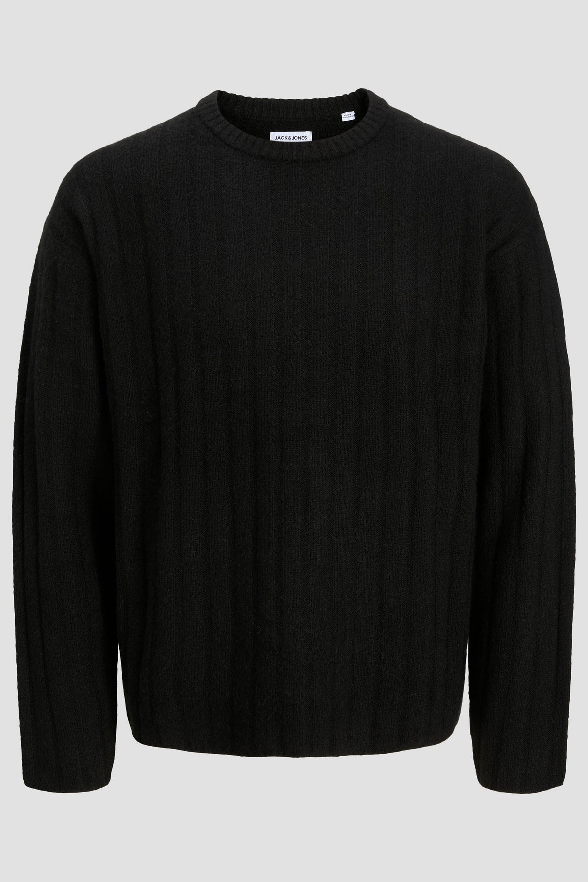 Jack & Jones Bradley Carter Knit Crew Neck Black