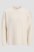 Jack & Jones Bradley Carter Knit Crew Neck Moonbeam