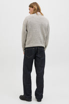 Jack & Jones Soho Ollie Knit Crew Neck Light Grey Melange