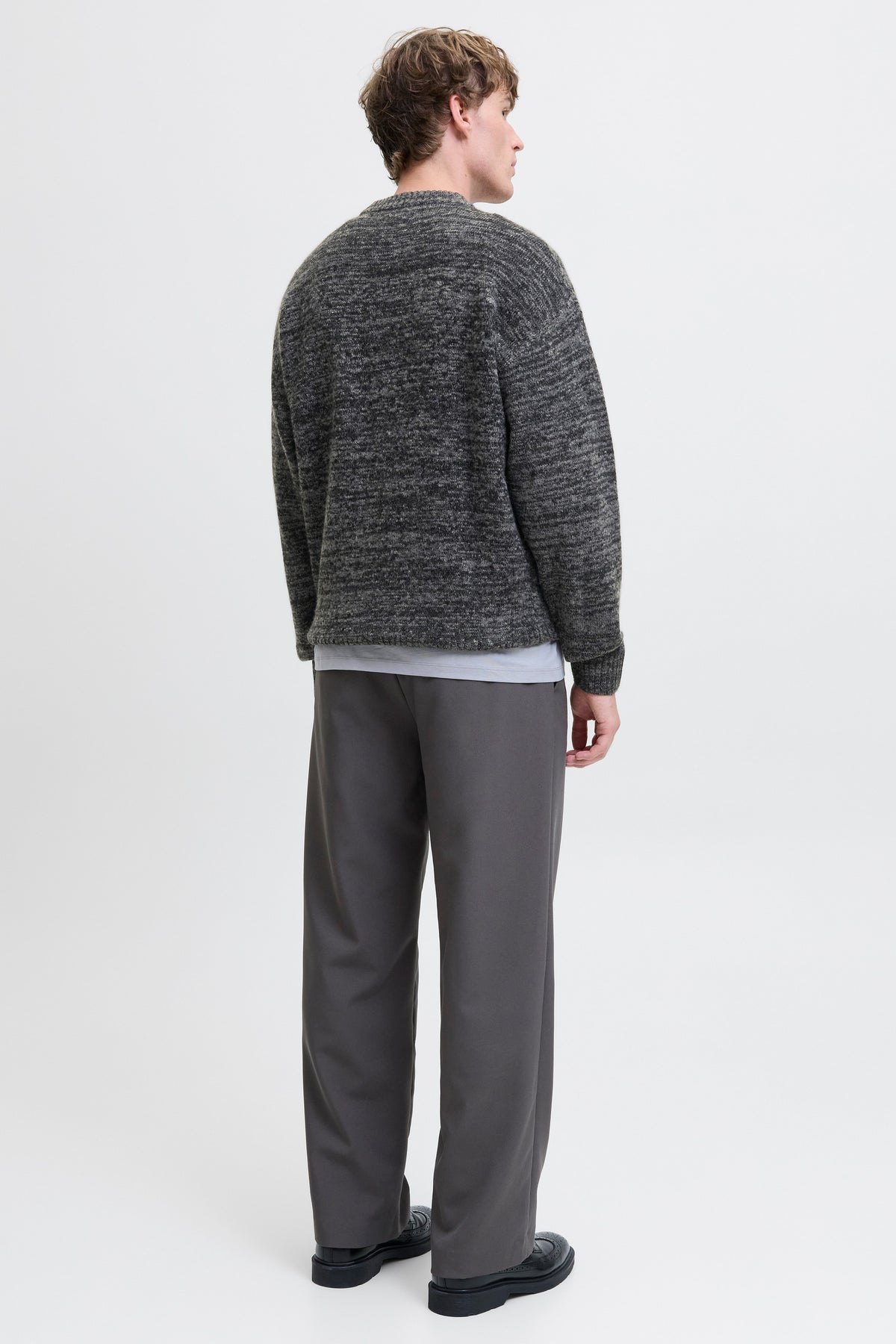 Jack & Jones Soho Ollie Knit Crew Neck Castlerock