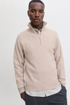 Jack & Jones Soho Ollie Knit Half Zip Atmosphere