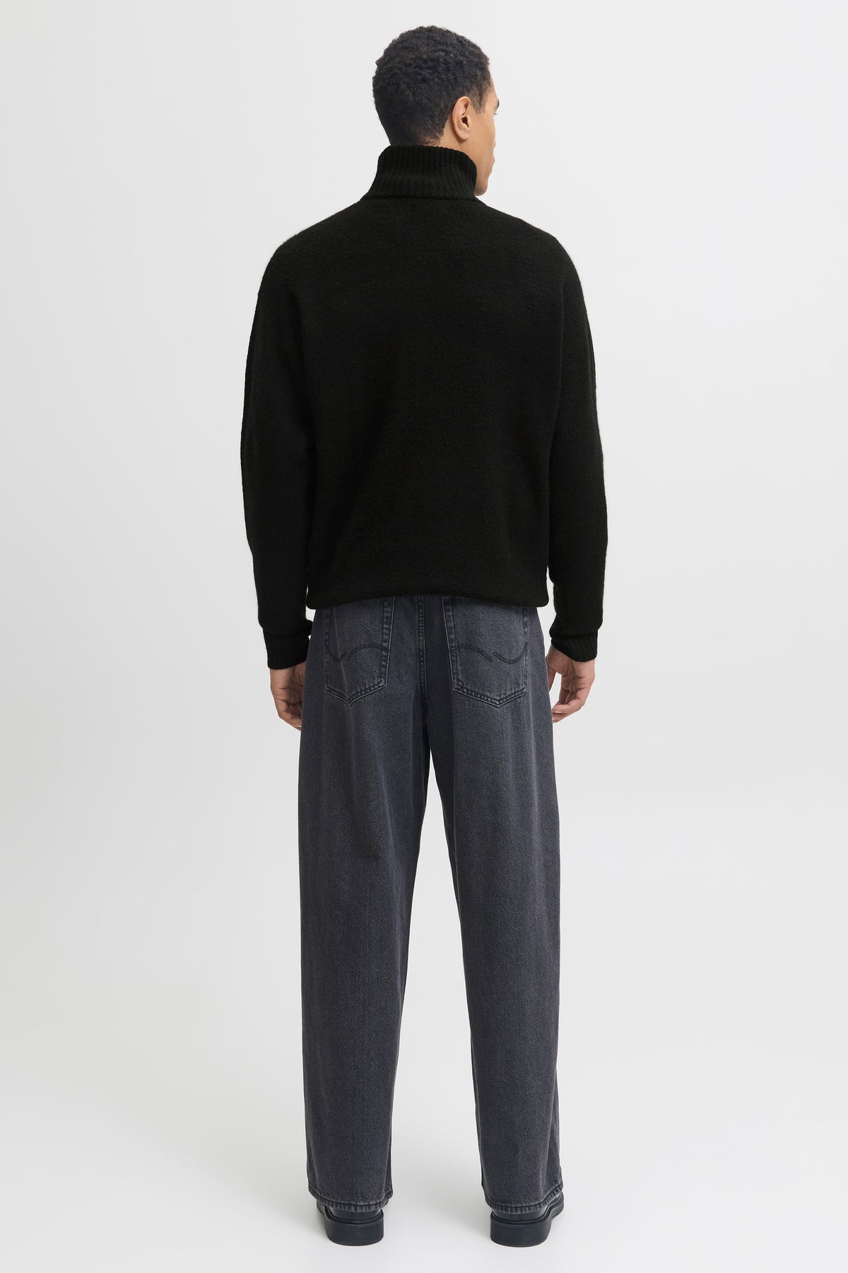Jack & Jones Soho Ollie Knit Half Zip Black