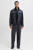 Jack & Jones Soho Ollie Knit Half Zip Black