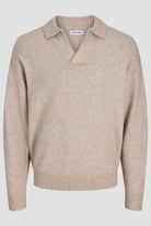 Jack & Jones Soho Ollie Knit Split Neck Atmosphere