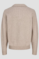 Jack & Jones Soho Ollie Knit Split Neck Atmosphere
