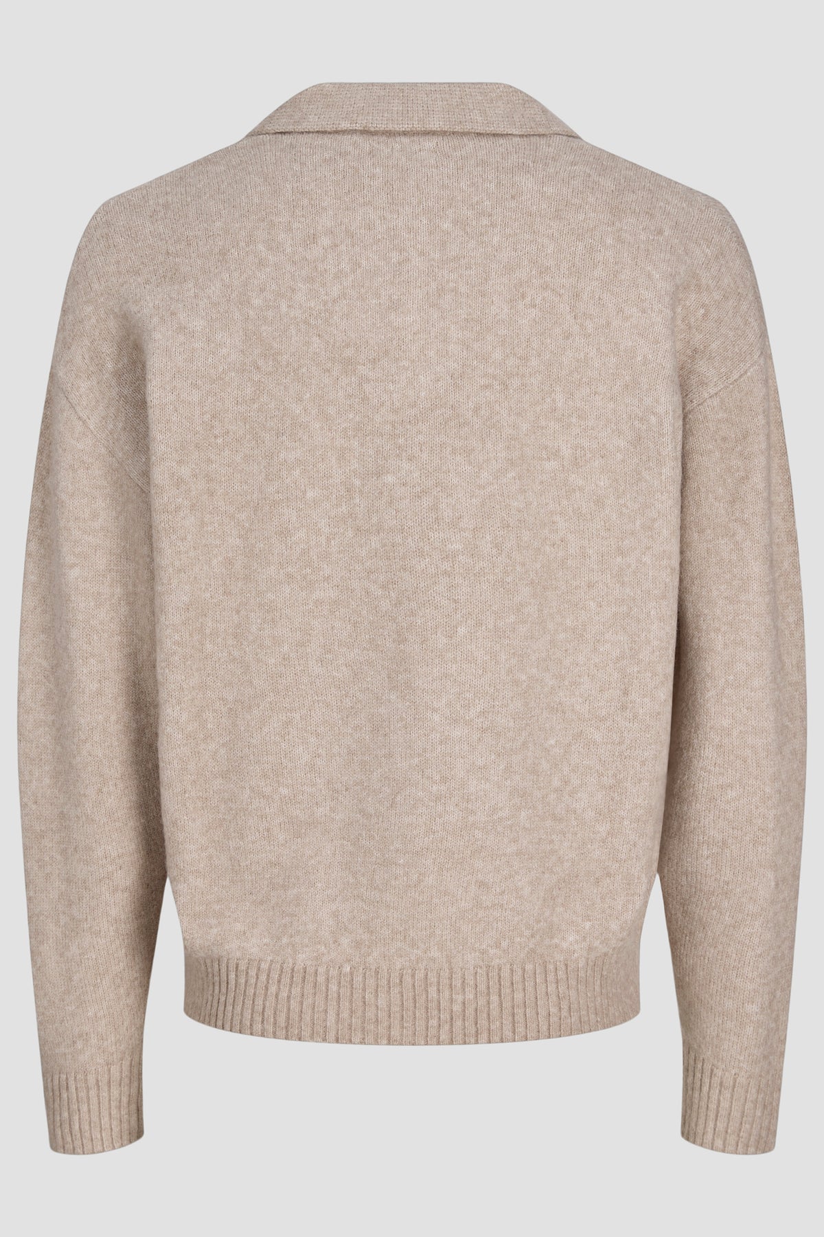 Jack & Jones Soho Ollie Knit Split Neck Atmosphere