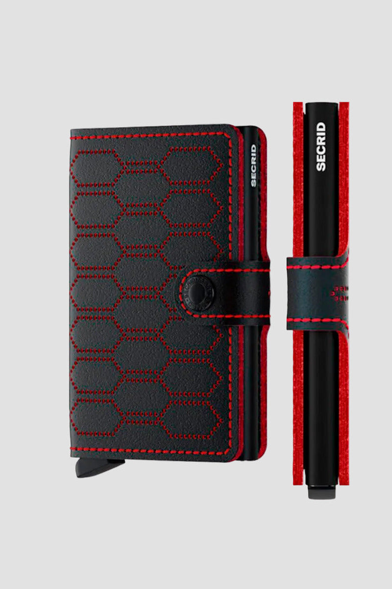 Secrid Miniwallet Fue Black-Red