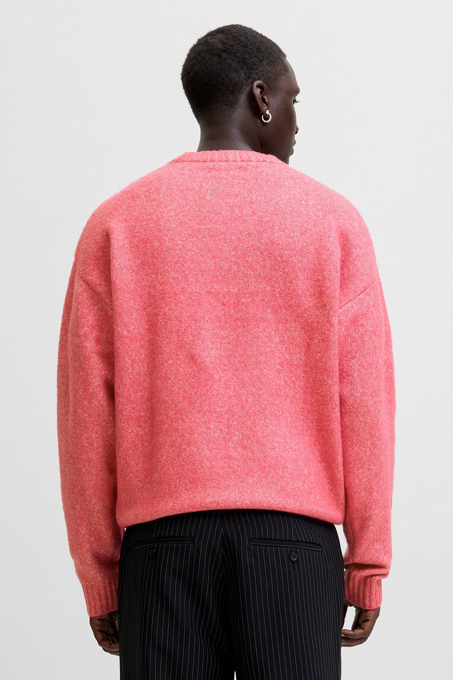 Jack & Jones Soho Ollie Knit Crew Neck Fuchsia Rose