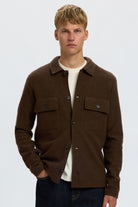 Selected Nealy Ls Knit Reg Workwear Cardigan Demitasse