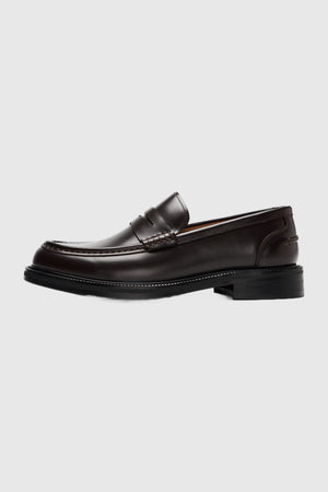 Selected Bobby Leather Penny Loafer Demitasse