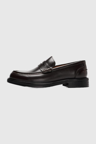 Selected Bobby Leather Penny Loafer Demitasse