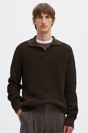 Selected Pim Knit Polo Camp Delicioso