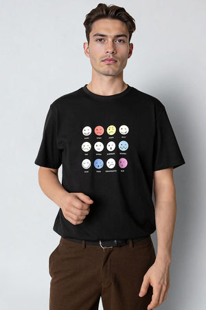 Clean Cut Copenhagen Emoji t-shirt Black