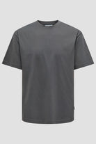 Only & Sons Fred Life Relaxed Fit SS Tee Noos Grey Pinstripe