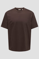 Only & Sons Fred Life Relaxed SS Tee Coffee Bean