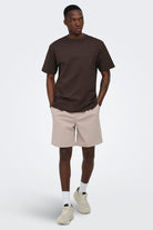 Only & Sons Fred Life Relaxed SS Tee Coffee Bean