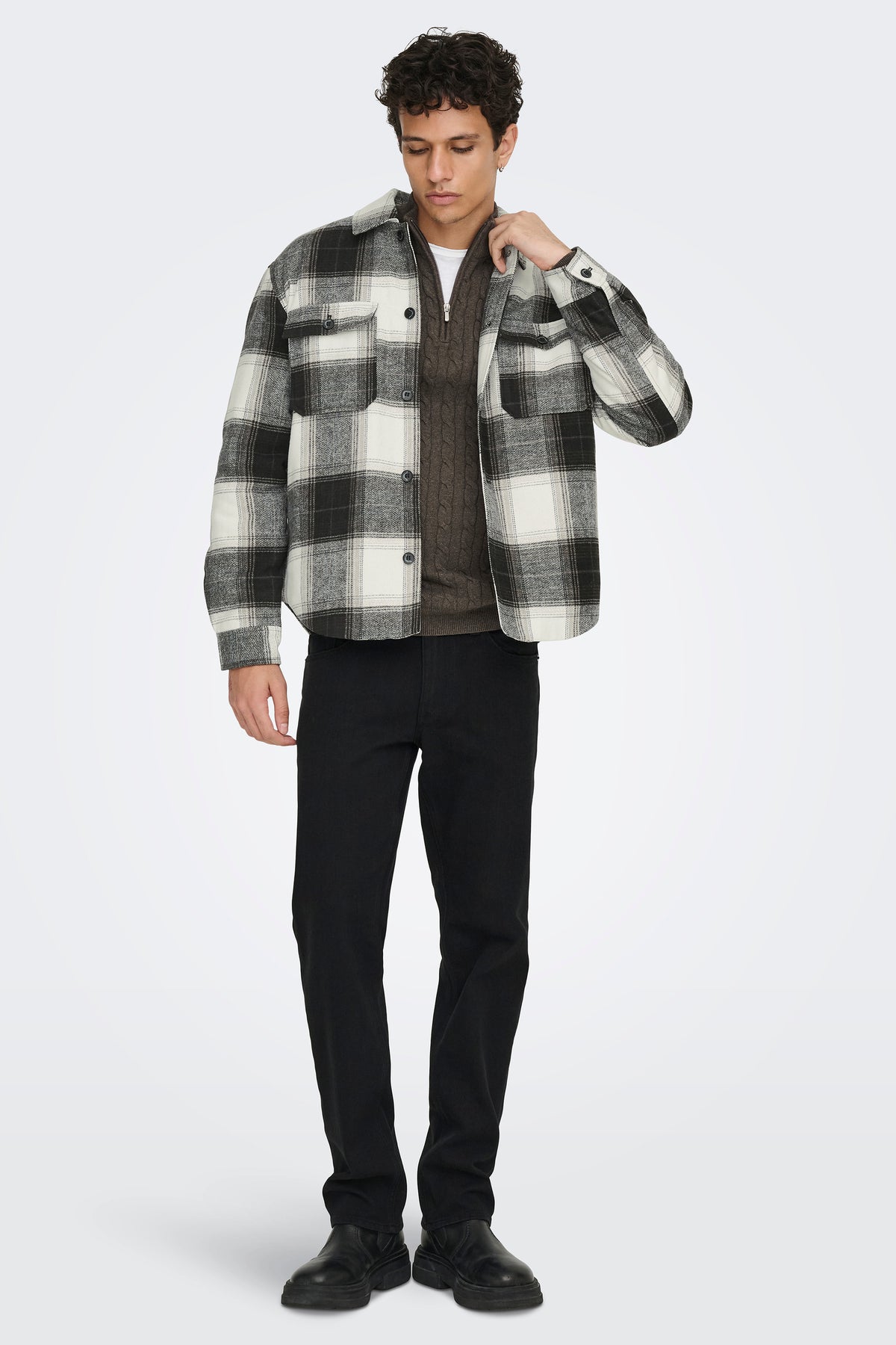 Only & Sons Zack Overshirt Black