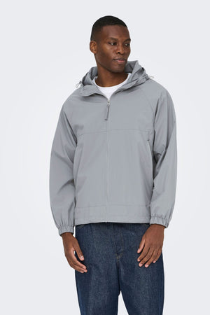 Only & Sons Sean Life Technical Jacket Otw Gray Flannel