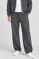 Only & Sons Goyle Wide Scuba Pant Dark Grey Melange