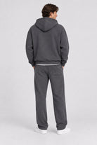 Only & Sons Goyle Wide Scuba Pant Dark Grey Melange