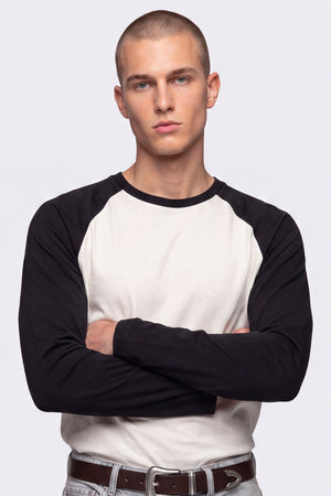 Only & Sons Heaton Raglan LS Tee Cloud Dancer