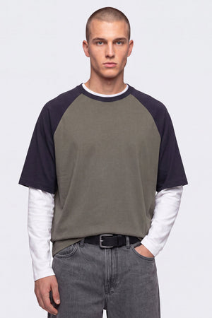 Only & Sons Heaton Raglan SS Tee Dusty Olive