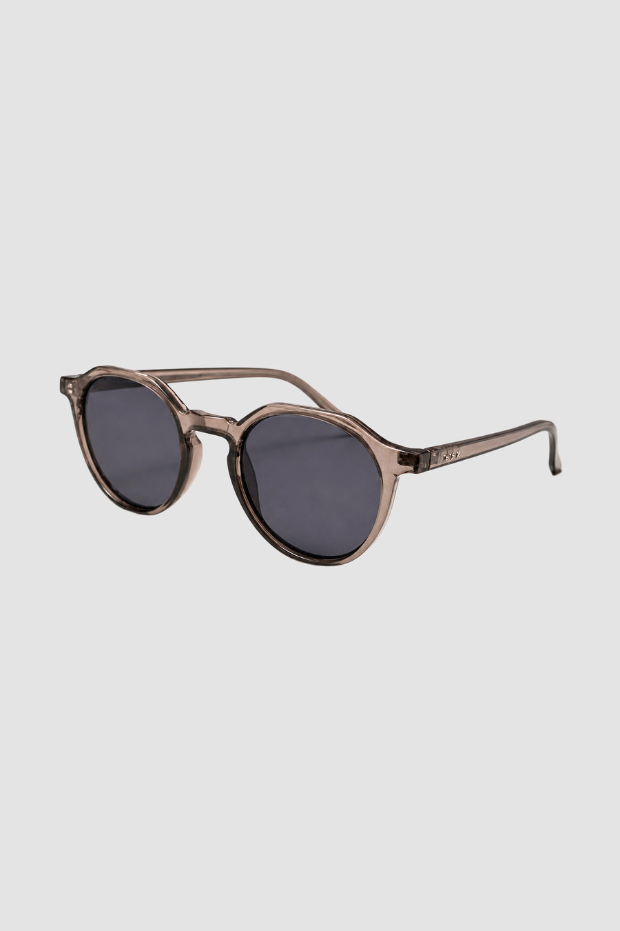 CBA 2418 Shiny Transparent Grey Sunglasses