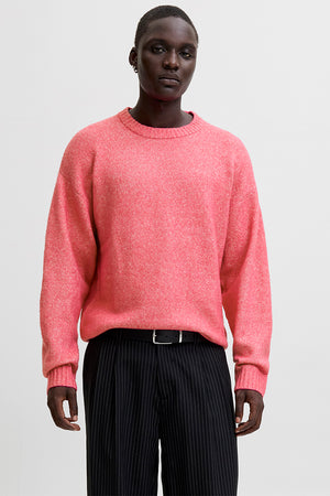 Jack & Jones Soho Ollie Knit Crew Neck Fuchsia Rose