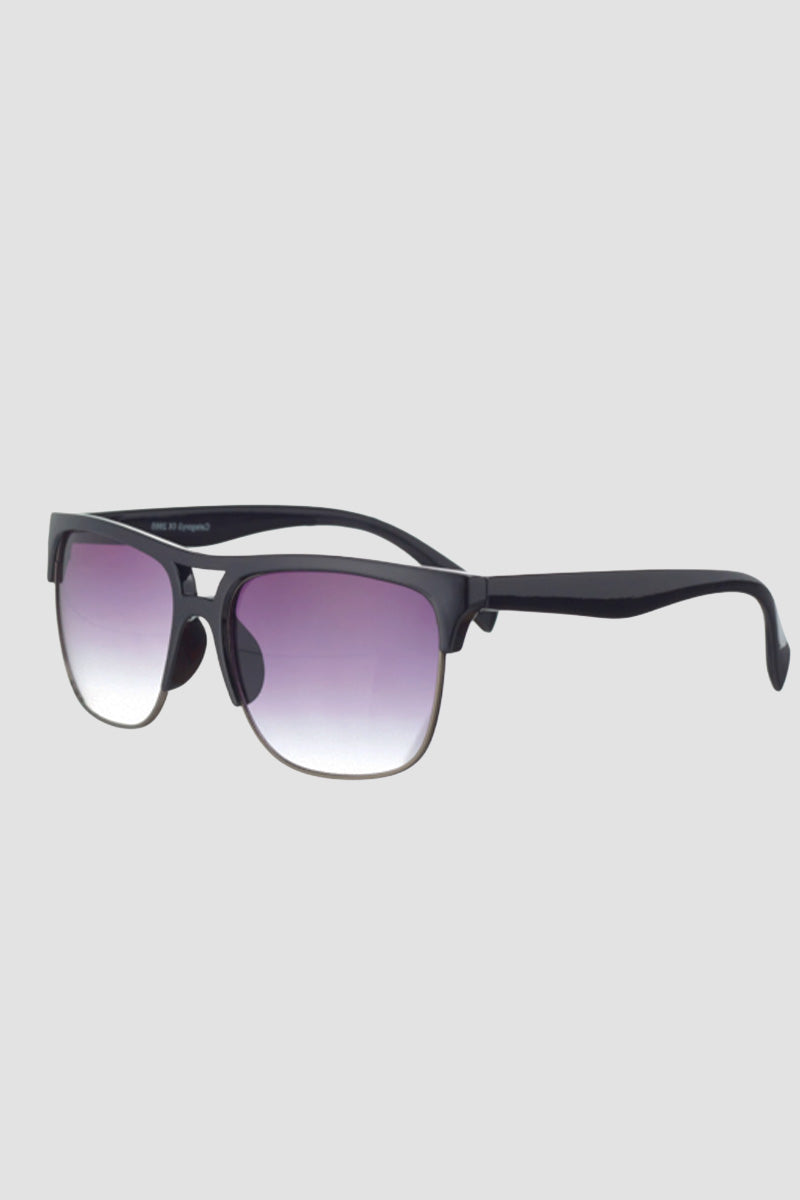 CBA Modern Gradient Square Sunglasses 2865 Black