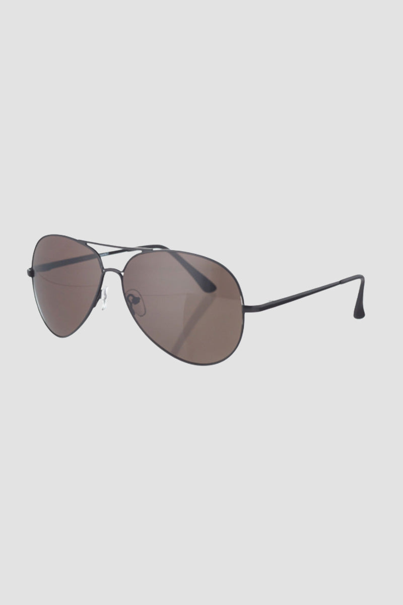 CBA Classic Metal Pilot Sunglasses 2886 Matt Black