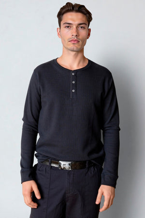 Clean Cut Copenhagen Cal L/S grandad Dark Navy