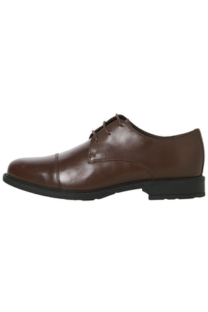 Jack & Jones Oslo Leather Dress Shoe Brown Stone