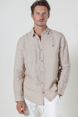 Kronstadt Ayers Ls shirt Feather Gray