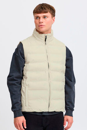 Solid Milas Vest Oatmeal