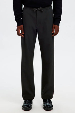 Selected Robert Straight Fit String Pants Black
