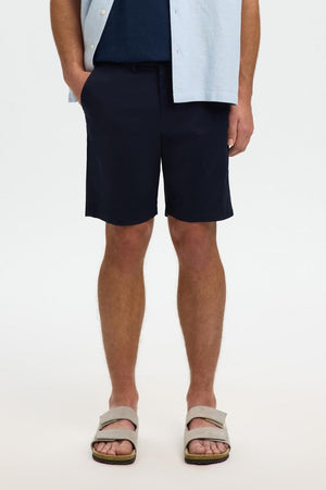 Selected Slim Miles Flex Shorts Dark Sapphire