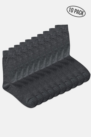 Jack & Jones JENS SOCK 10 PACK NOOS Dark Grey Melange