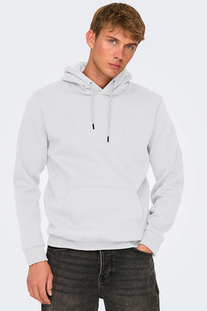 ONLY & SONS Ceres Hoodie Sweat Super Light Grey Melange