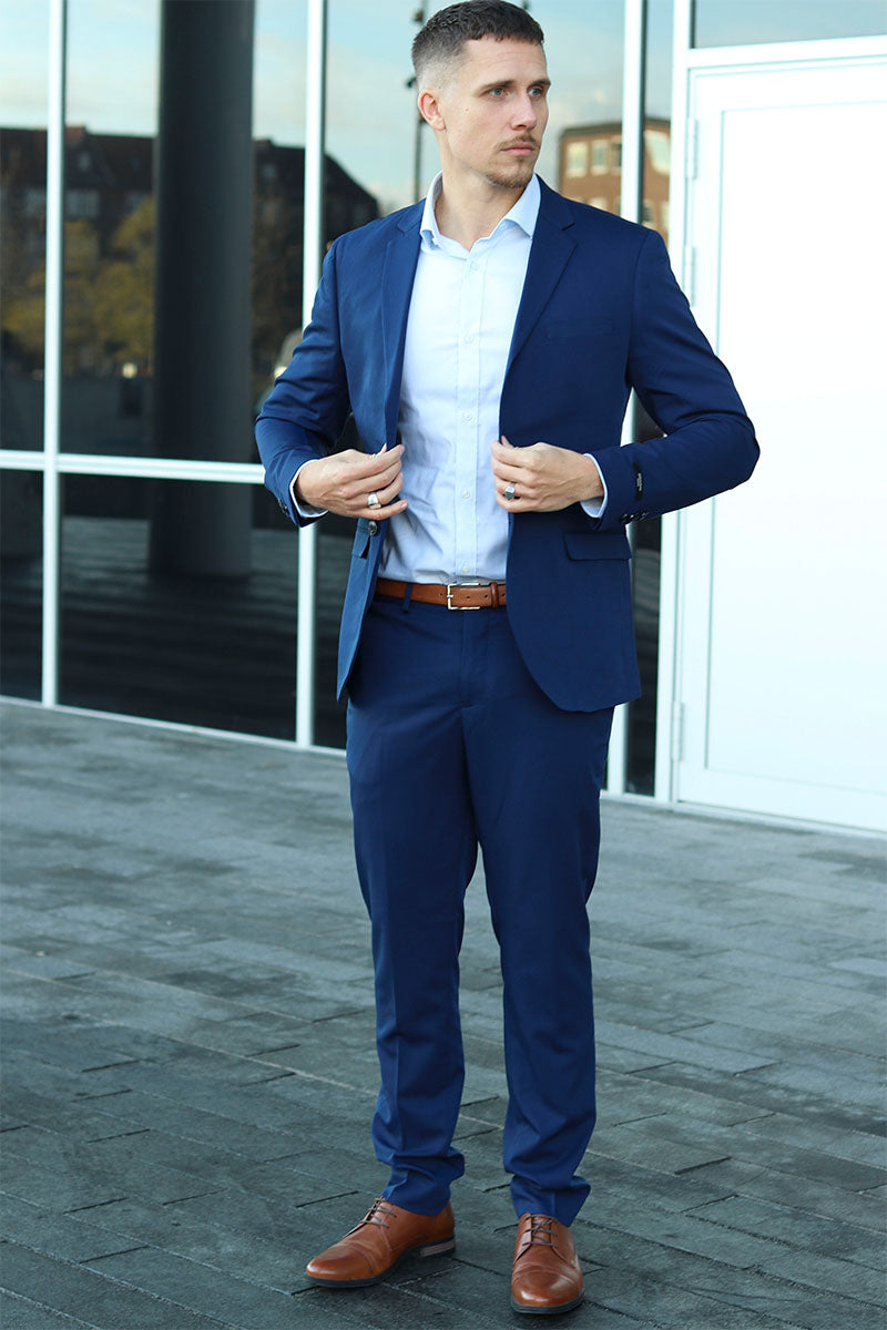 Jack & Jones Premium Franco Slim Fit Blazer Medieval Blue