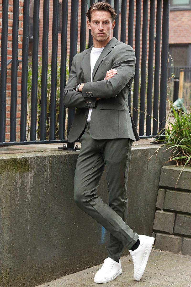 JEFF Ezra Blazer Army