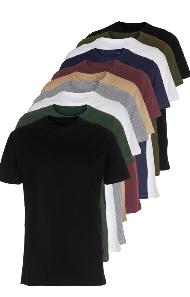 10 x Organic Basic T-shirts