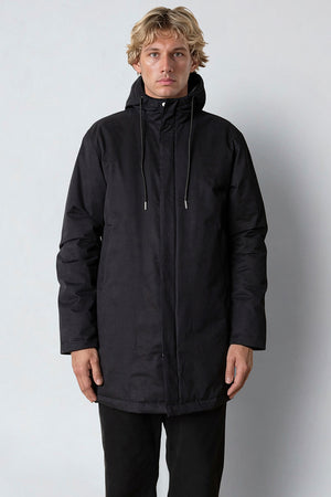 Fat Moose Sailor Long Jacket Black