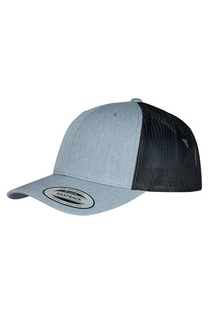 Flexfit Retro Trucker Heather Grey / Black