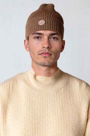 Clean Cut Copenhagen Patrick beanie Brindle beige melange