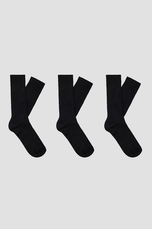 Selected Philip 3-Pack Sock Black