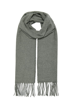 ONLY & SONS Easton Plain Knit Scarf Castor Gray