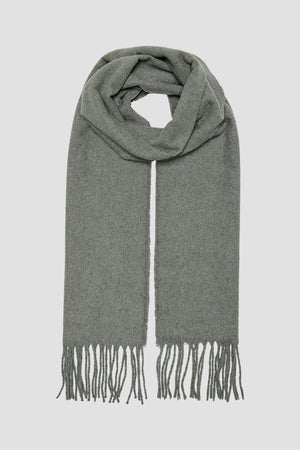 ONLY & SONS Easton Plain Knit Scarf Castor Gray