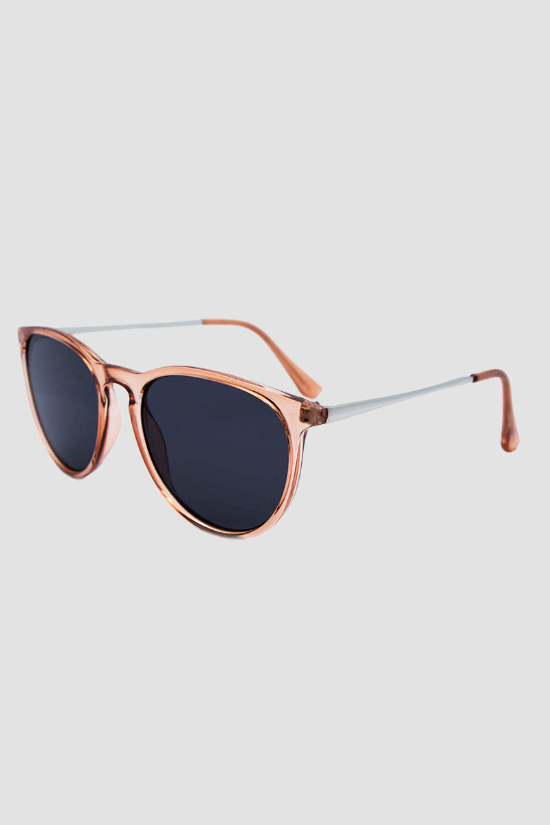 CBA Classic Transparent Blue Lens Sunglasses 8293 Champagne