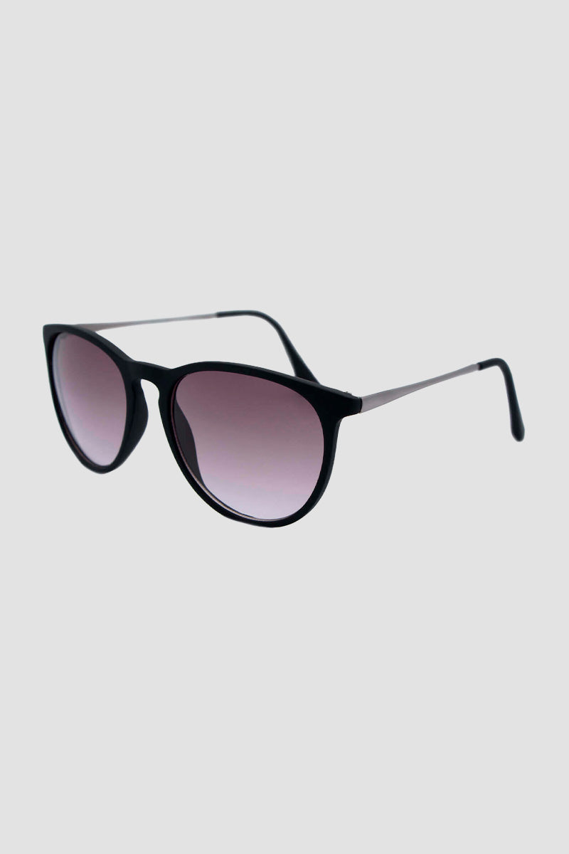 CBA Classic Round Edge Sunglasses 8295 Matt Black