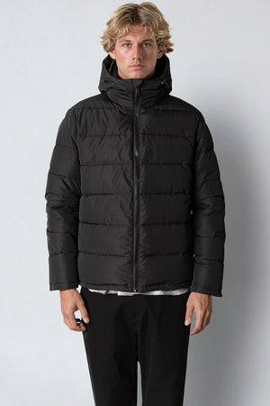 Fat Moose Liam Puffer Jacket Black